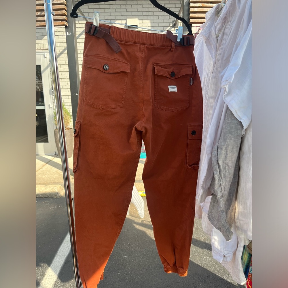 Wondery Outdoors Isabel 3.0 Outdoor Pants in Burnt Sienna.